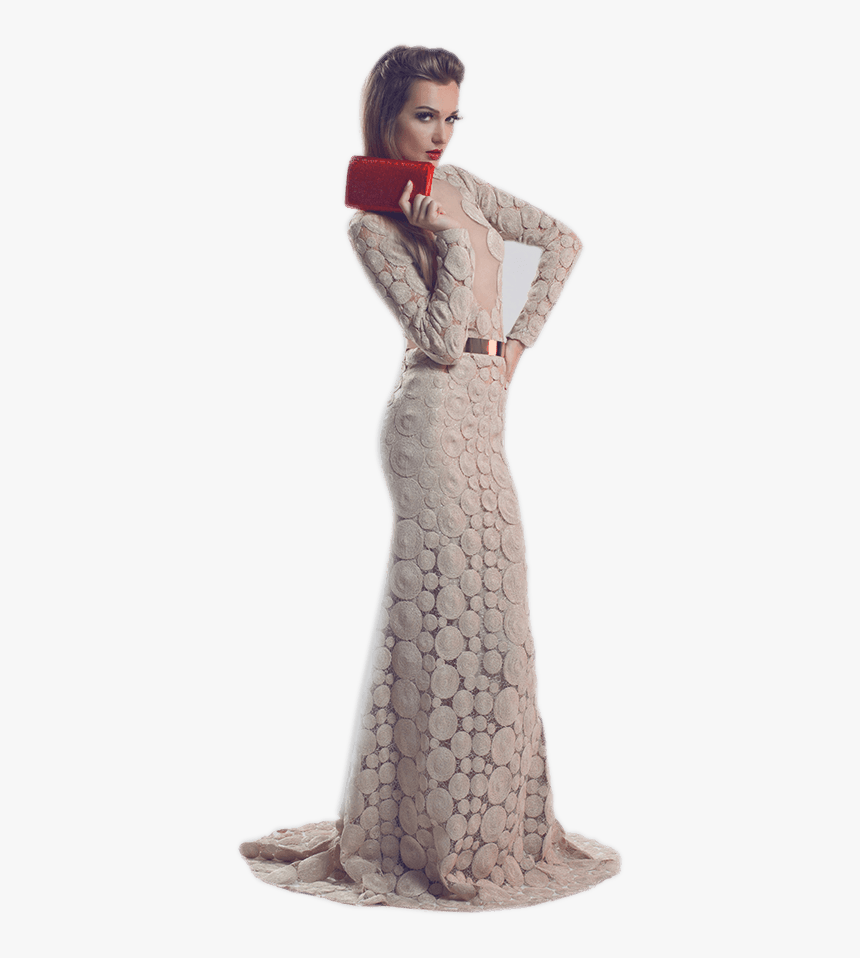 Welcome Girl Png - Gown, Transparent Png