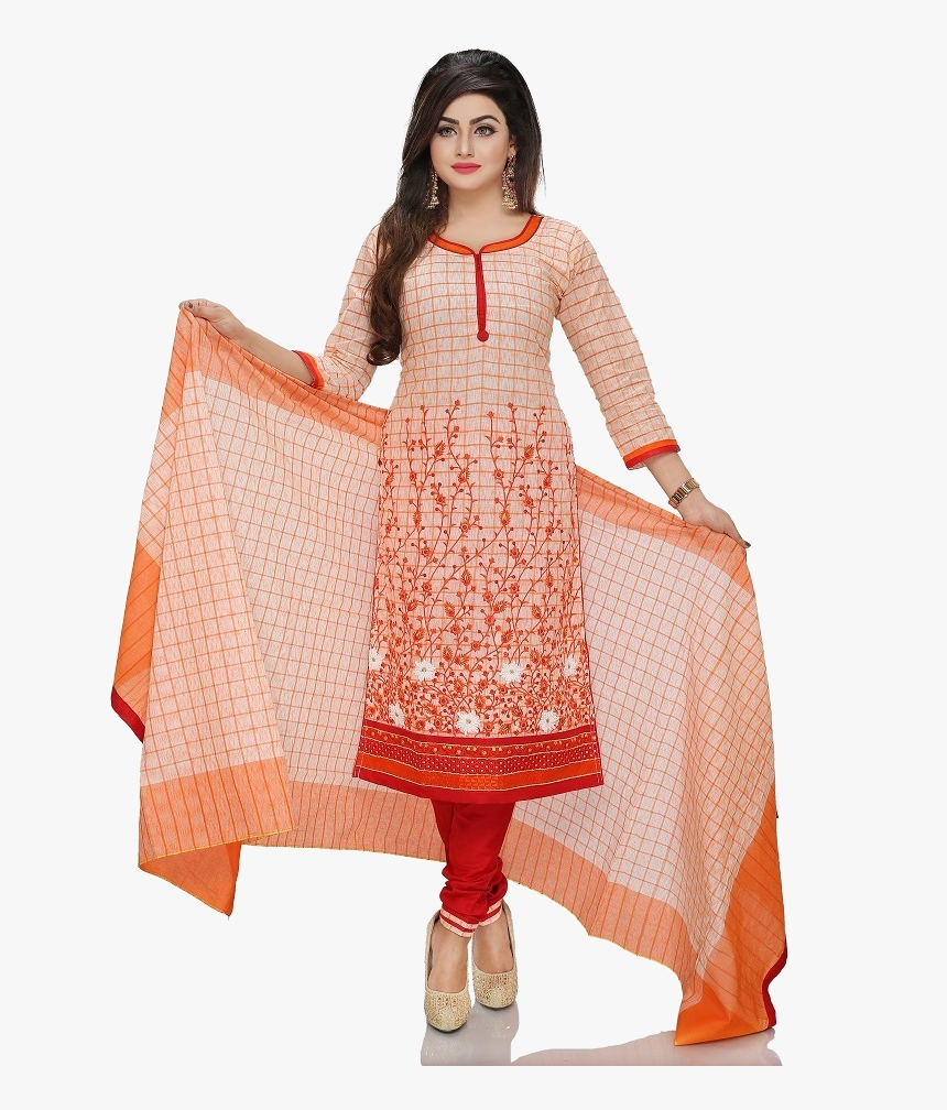 Embroidery Dress Png, Transparent Png