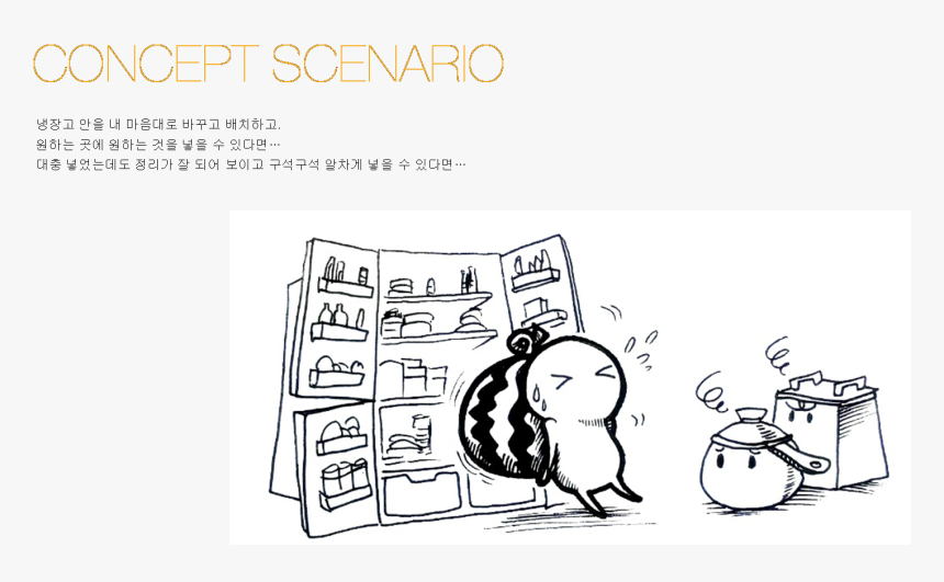 Lg Refrigerator Ux - Cartoon, HD Png Download