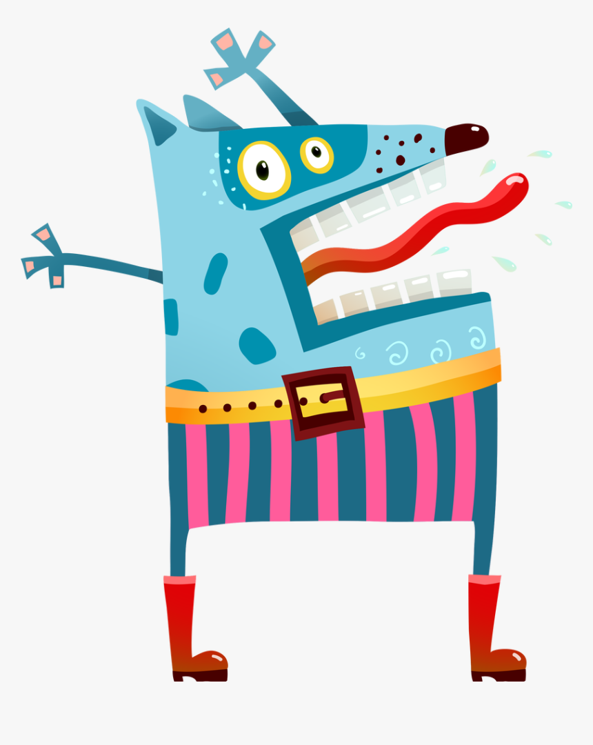 Monster Shouting Cartoon, HD Png Download