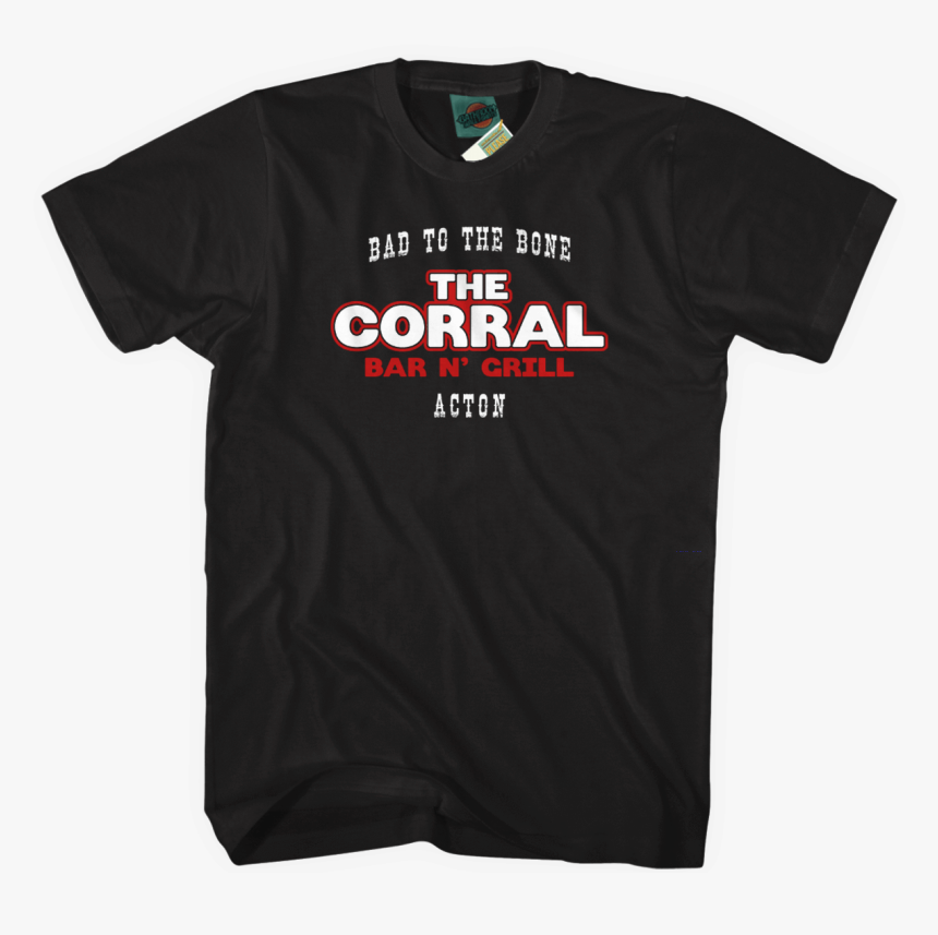 Terminator 2 Judgement Day Inspired The Corral Bar - Discharge Logo Shirt, HD Png Download