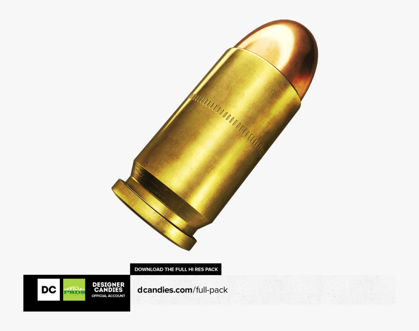Bullet 3d , Png Download - 3d Bullet Png, Transparent Png
