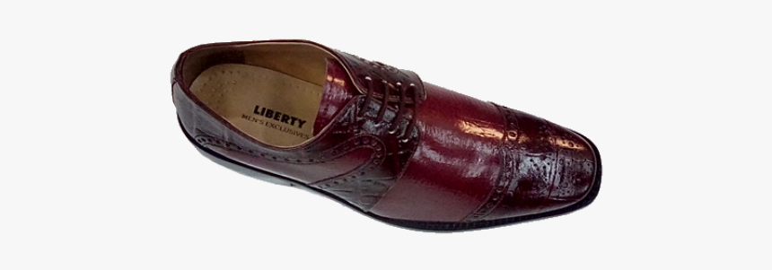 Liberty Burgundy Leather Dress Shoes - Slip-on Shoe, HD Png Download