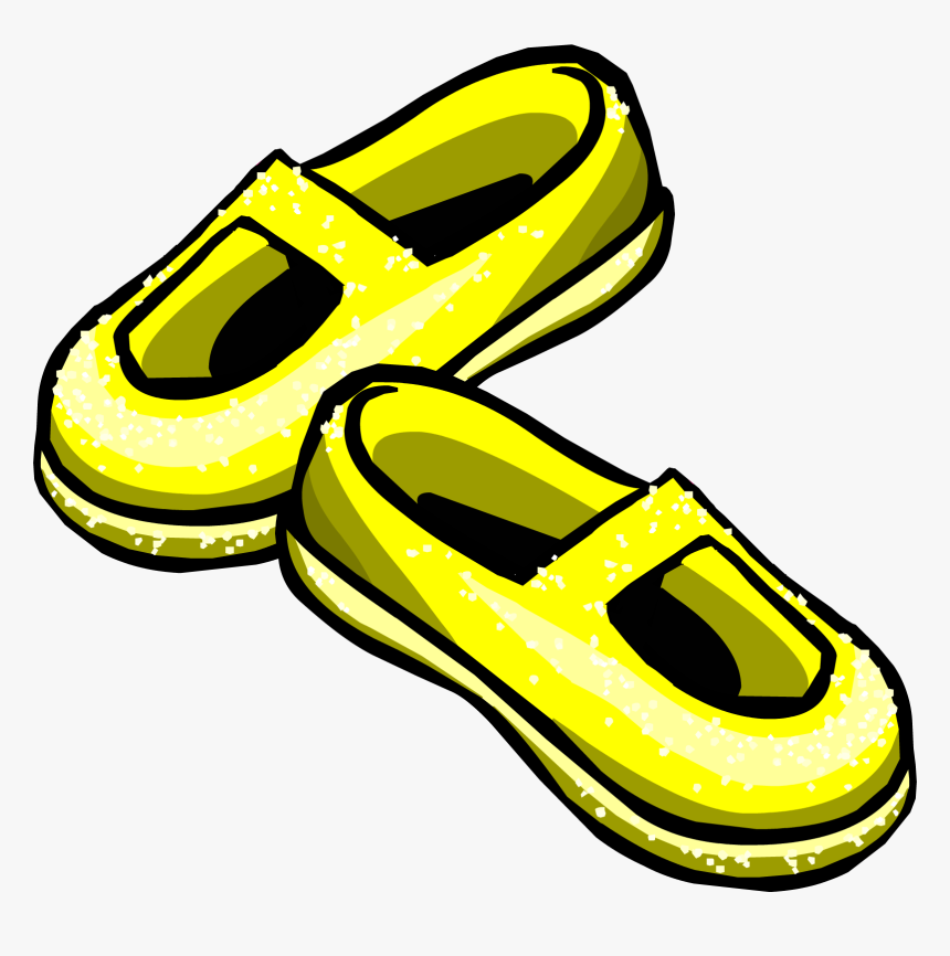 Sneakers Clipart Yellow Shoe - Shoe, HD Png Download
