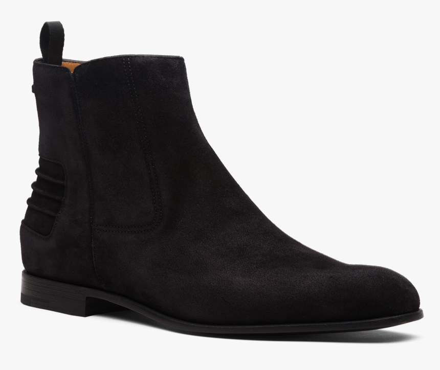 Suede Booties Black - Chelsea Boot, HD Png Download