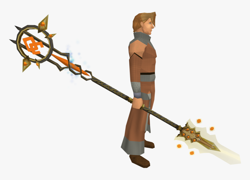 Cartoon Spear Png - Saradomin Tuska Spear, Transparent Png