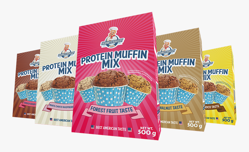 Frankys Bakery Protein Muffin Mix Forest Fruit (800x800), - Food, HD Png Download