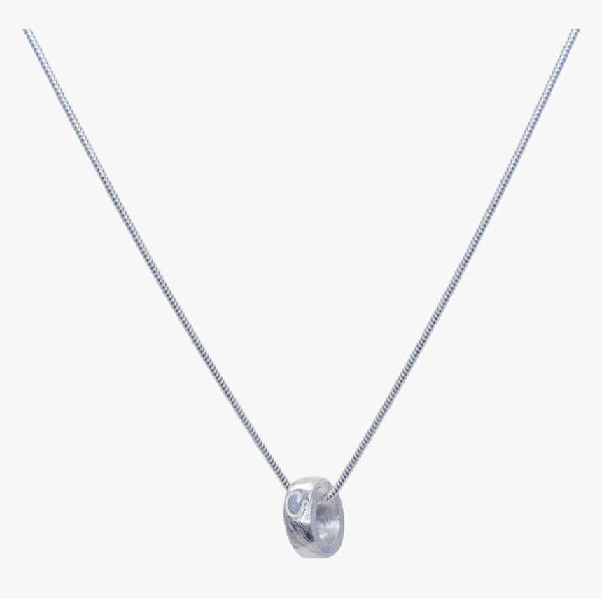 Aletheia Necklace - Zag Bijoux Ketting Zilver Zwart Hart, HD Png Download