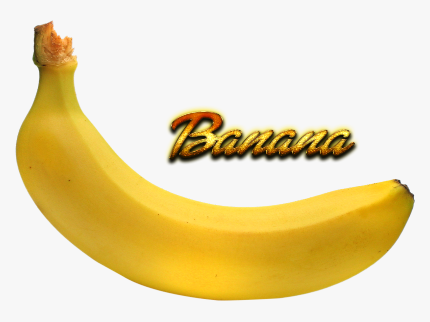 Banana Png Pic - Saba Banana, Transparent Png