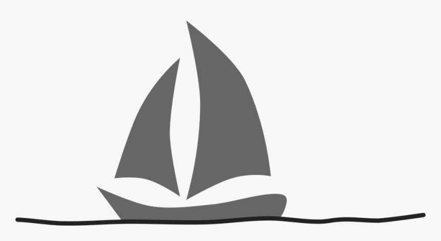 Clipart Sailboat Vector, HD Png Download