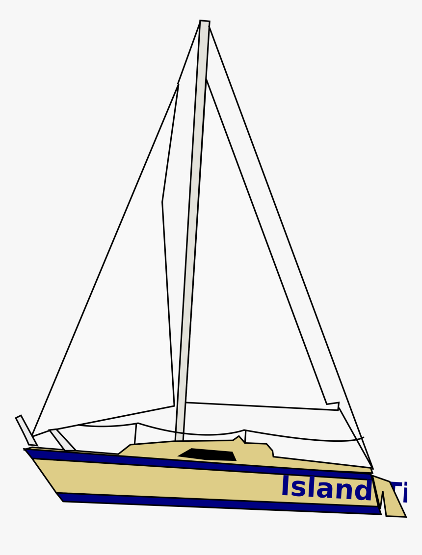 Transportation Clipart Sailboat - Sailboat, HD Png Download