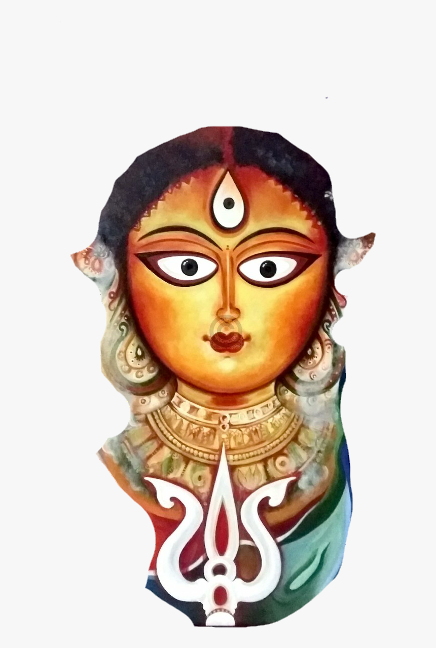 Maa Durga Image Png - মহাসপ্তমী শুভেচ্ছা, Transparent Png