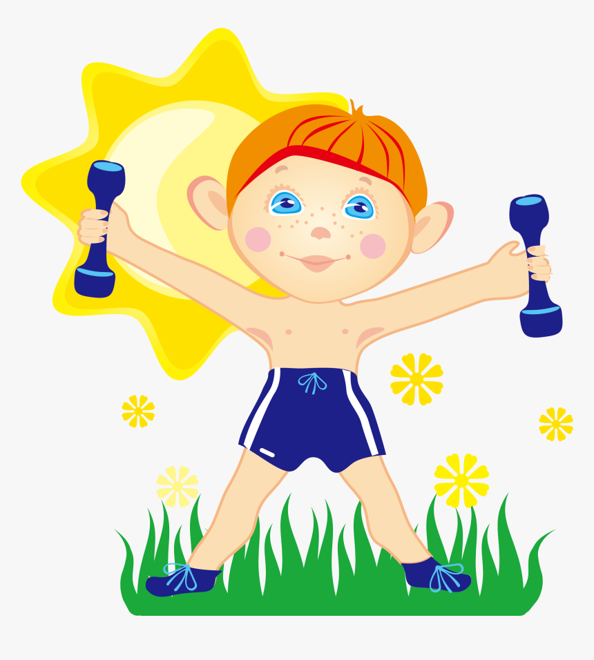 kids workout clipart