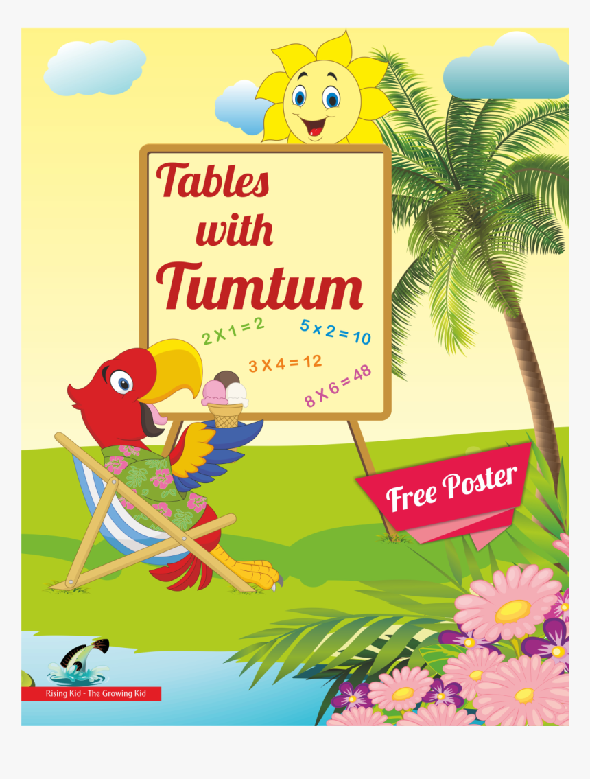 Table With Tumtum Table Book For Kids - Cartoon, HD Png Download