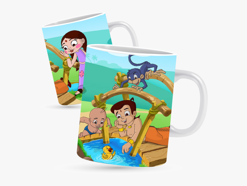Chotta Bheem Mug - Cartoon, HD Png Download