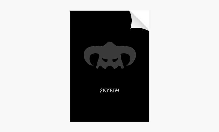 Minimalist Games - Skyrim - Graphic Design, HD Png Download