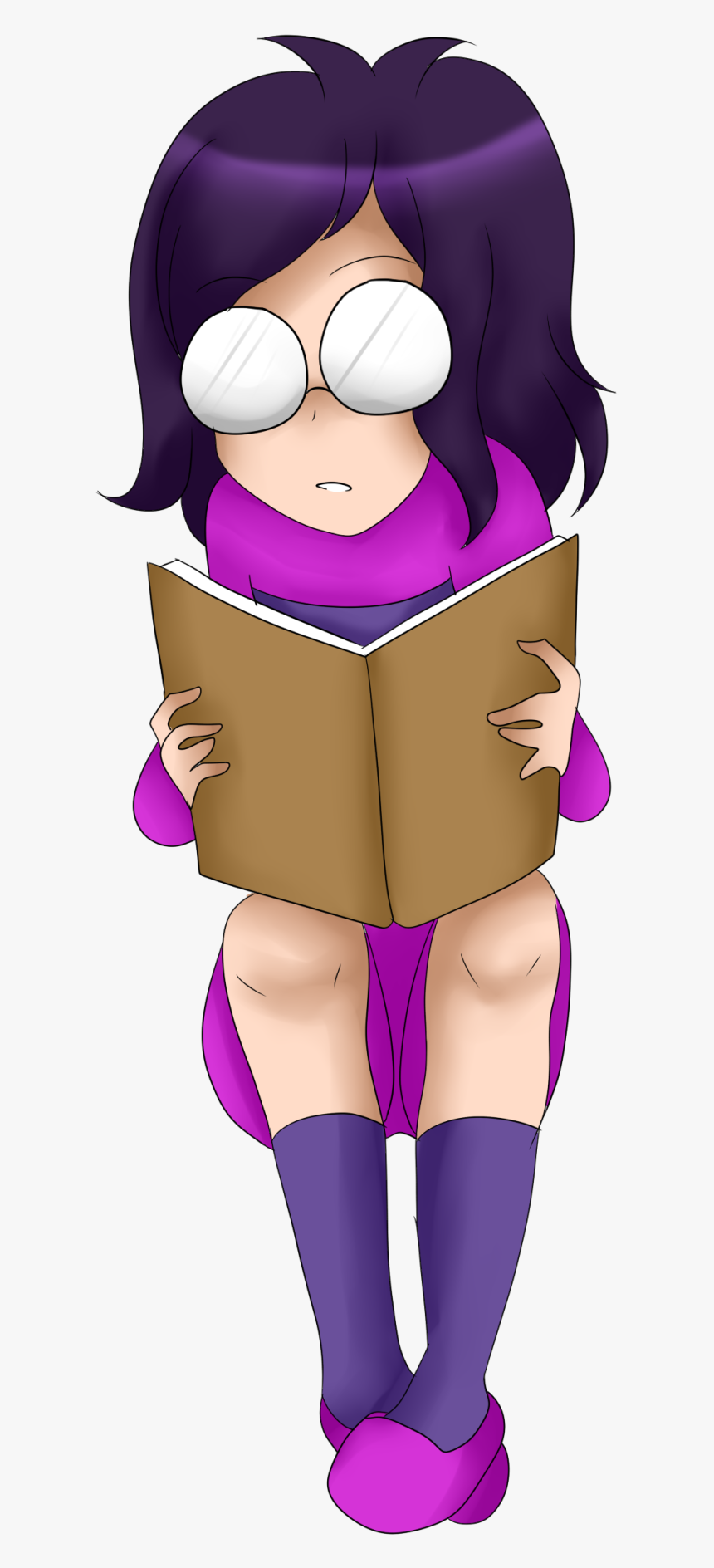 Anime Drawing Tumblr Png Cute Anime Girl Drawing Tumblr - Cartoon, Transparent Png