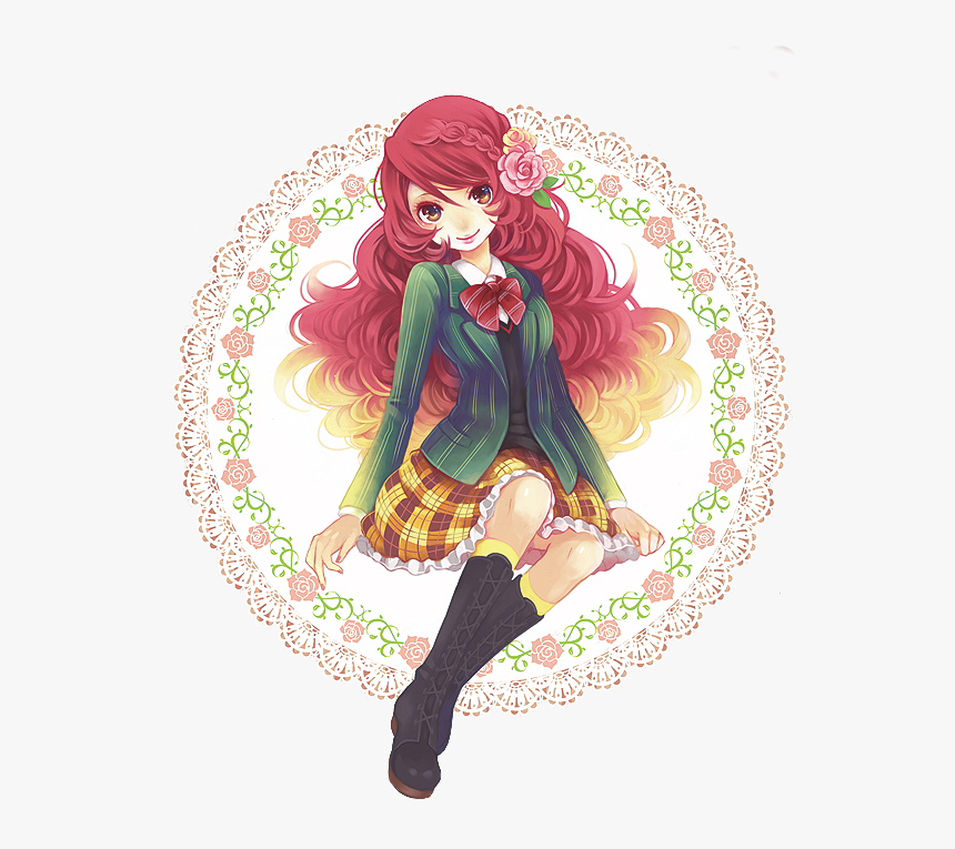 Tumblr Static Sweet Anime Girl Render - Sweet Anime Girl, HD Png Download