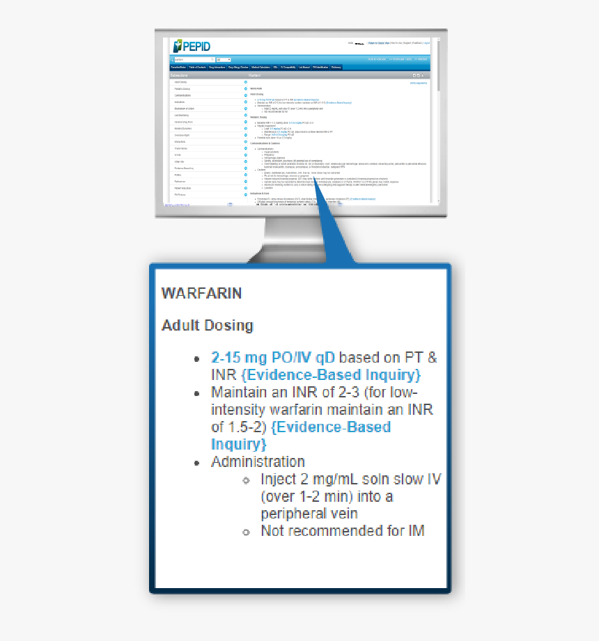 Drug Database For Pepid Connect - Medicine, HD Png Download