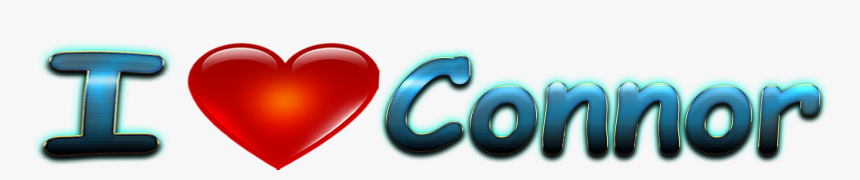 Connor Love Name Heart Design Png - Heart Mona Name, Transparent Png