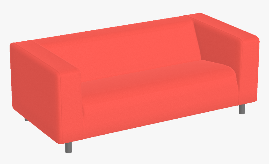 Preview Of Klippan Sofa Red - Studio Couch, HD Png Download