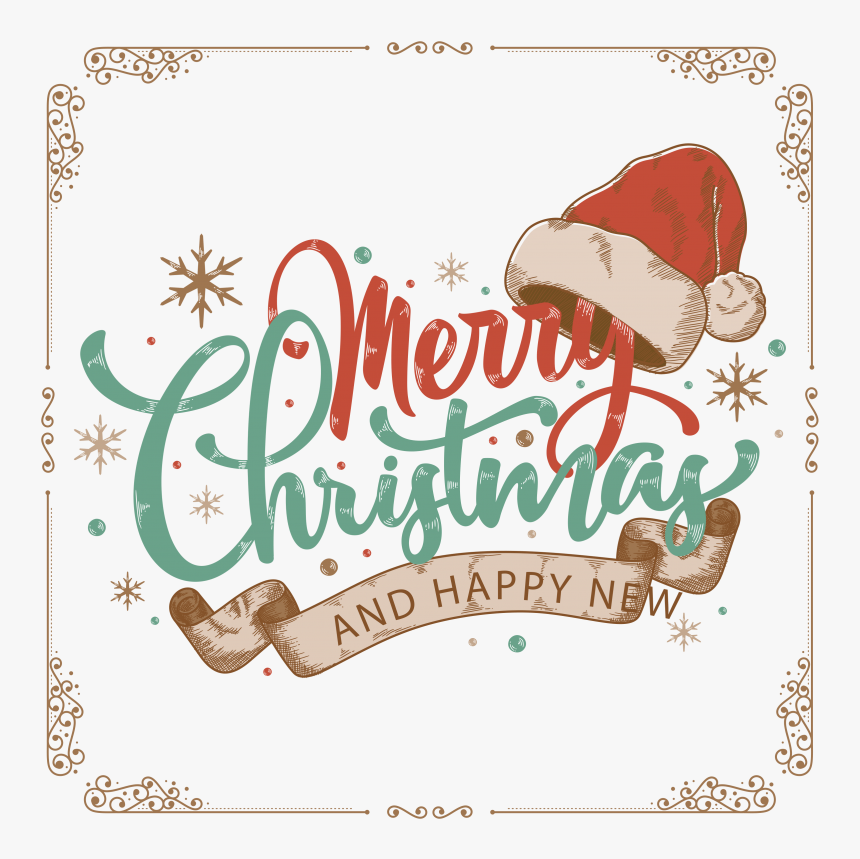 Merry Christmas And Happy New Year 2019, HD Png Download