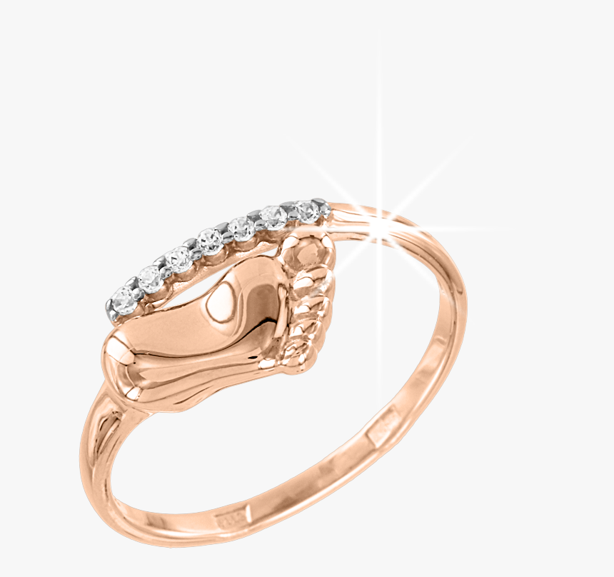 Ladies Ring Baby Foot - Pre-engagement Ring, HD Png Download