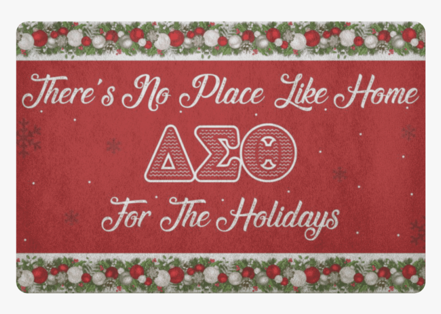 Delta Sigma Theta Christmas Door Matt - Kappa Alpha Psi, HD Png Download