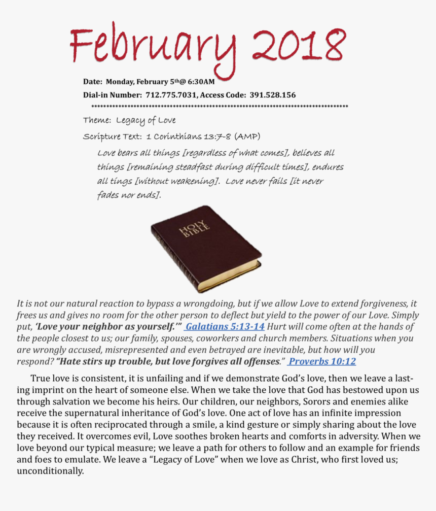 Cc - Feb2018 - Holy Bible, HD Png Download