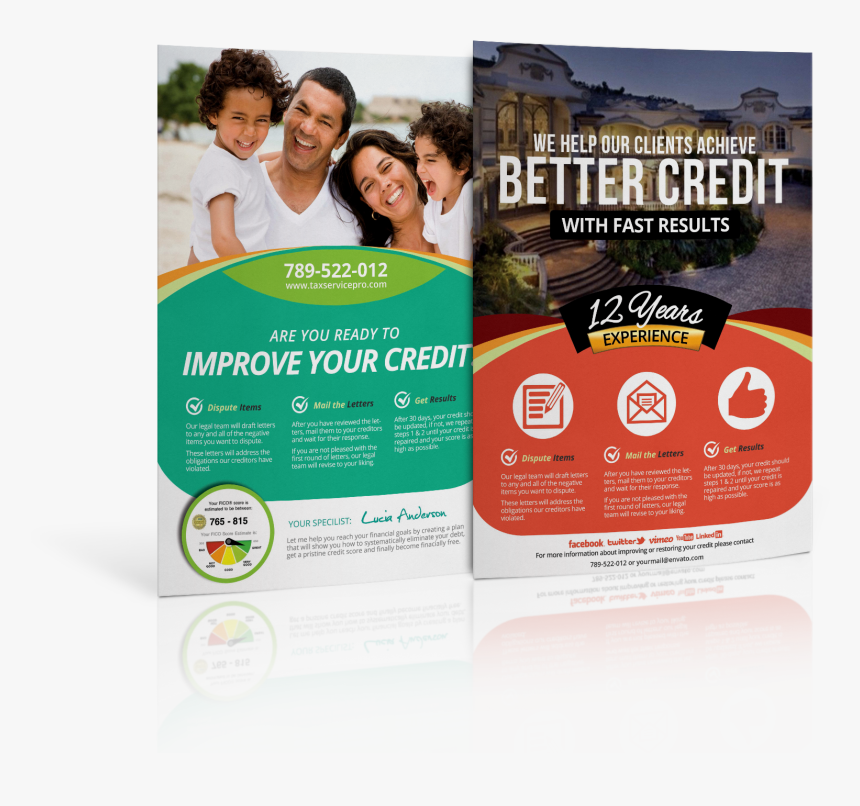 Credit Repair Flyer - Credit Repair Flyer Template, HD Png Download