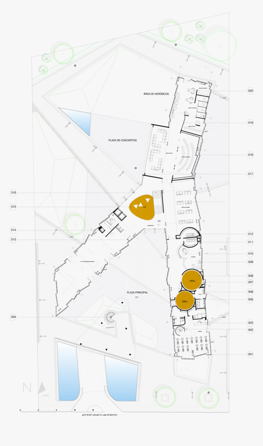 Academia Nicaraguense De La Danza Fase 1-primera Planta, HD Png Download