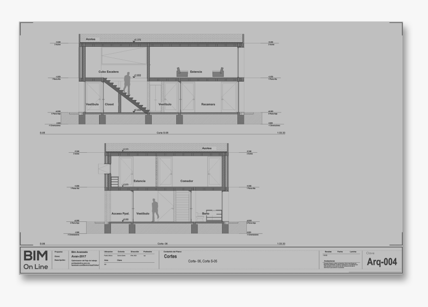 Arq Cortes - Technical Drawing, HD Png Download