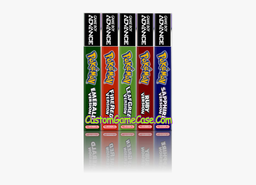 Pokemon Collection Leaf Ruby Sapphire Emerald Firered - Graphic Design, HD Png Download