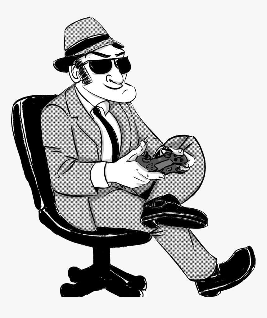 Me, Sitting In A Chair And Playing A Game, As I Do - Office Chair, HD Png Download
