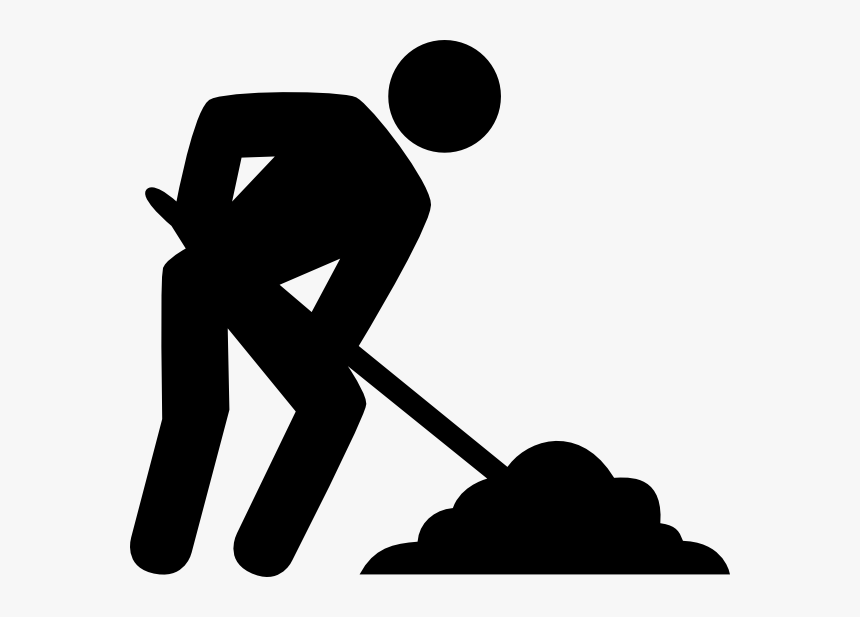 Construction Workers Silhouettes Png Download - Signs Men At Work, Transparent Png