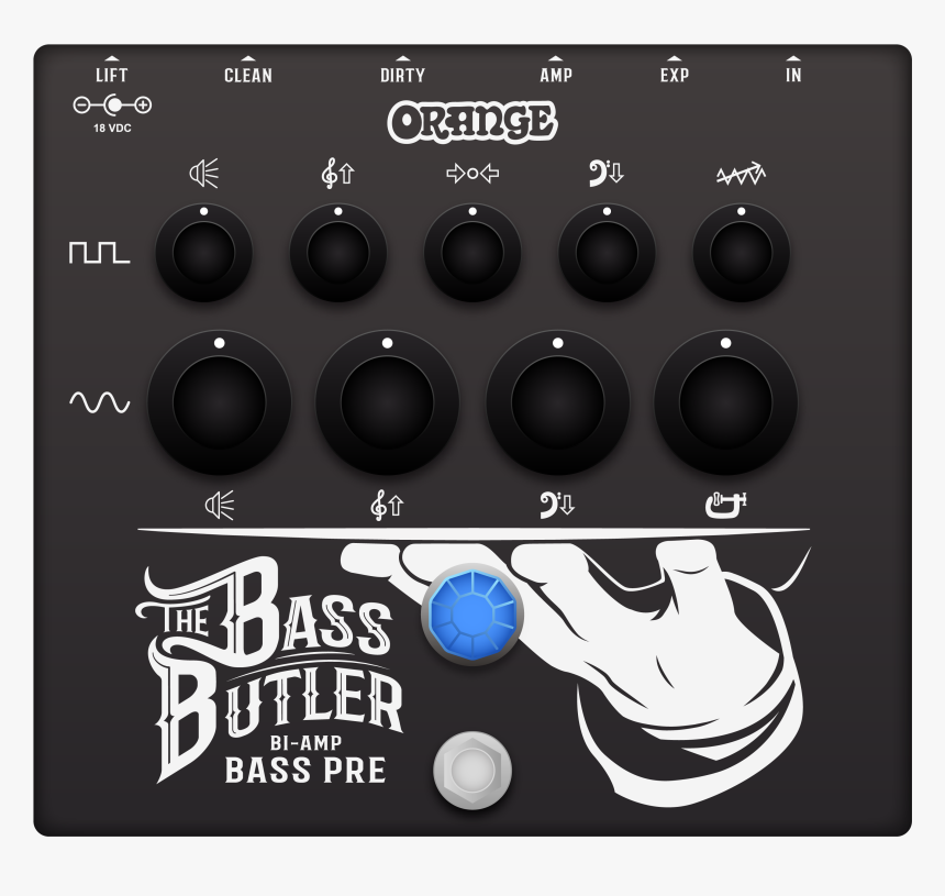 Orange Bass Butler, HD Png Download