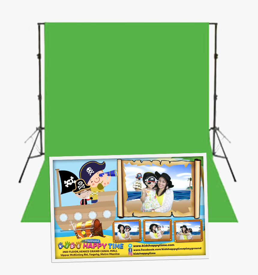Green Screen Photo Booth Rental - Cartoon, HD Png Download