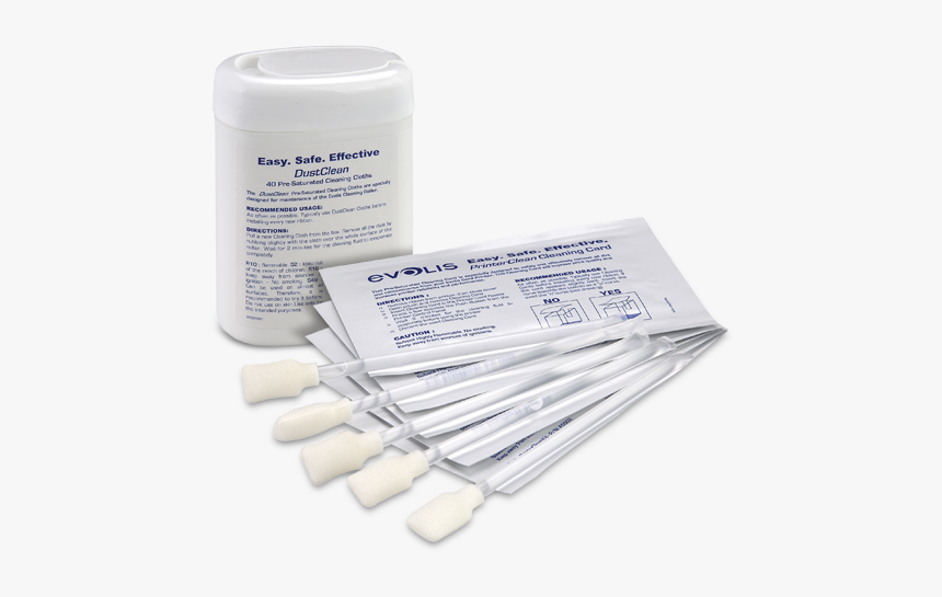 Evolis Accesorio Kit Limpieza - Kit De Limpieza Para Impresora Evolis, HD Png Download