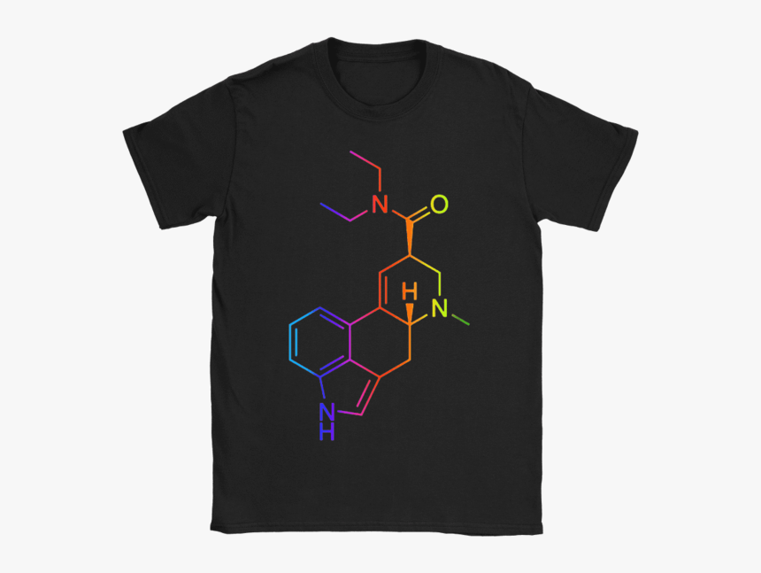 Lsd Rainbow Molecule Shirts - Nfl, HD Png Download