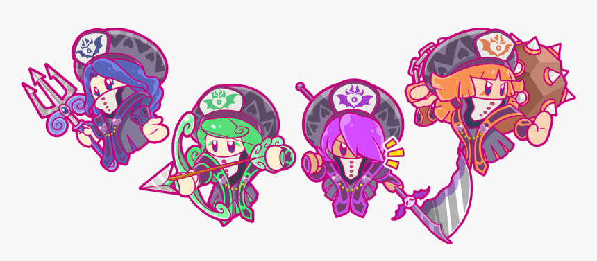 Kirby Star Allies Mage Sisters, HD Png Download