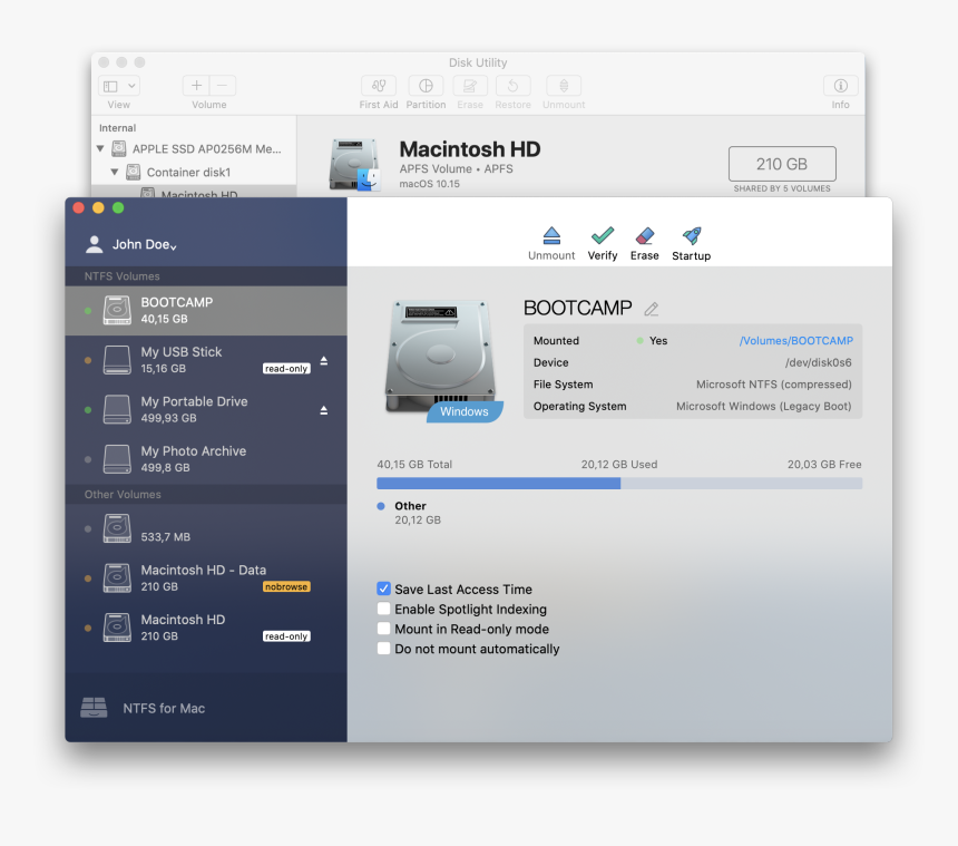 Paragon Ntfs For Mac, HD Png Download