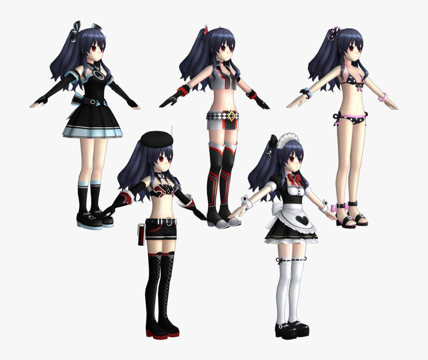 Download Zip Archive - Hyperdimension Neptunia Uni Model, HD Png Download