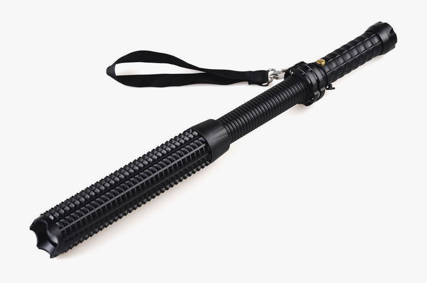 The Best Way To Use A Self Defense Baton - Taschenlampe Schlagstock, HD Png Download