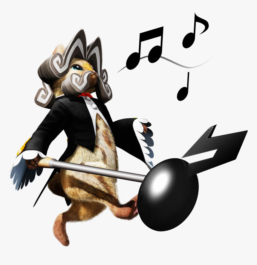 F Melodic Baton - Monster Hunter Palico Art, HD Png Download
