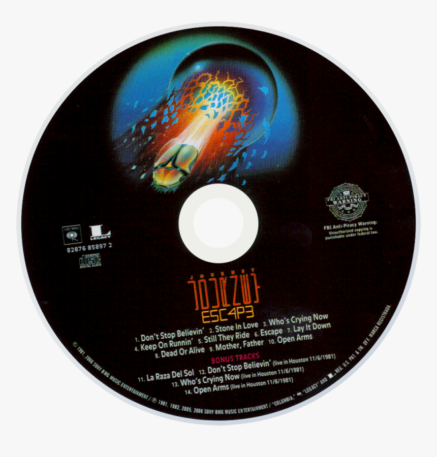 Image Id - - Journey Escape Album Cover, HD Png Download