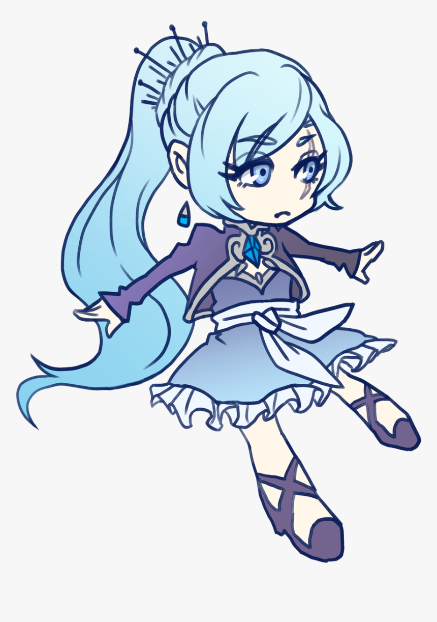 Rwby Weiss Schnee - Cartoon, HD Png Download