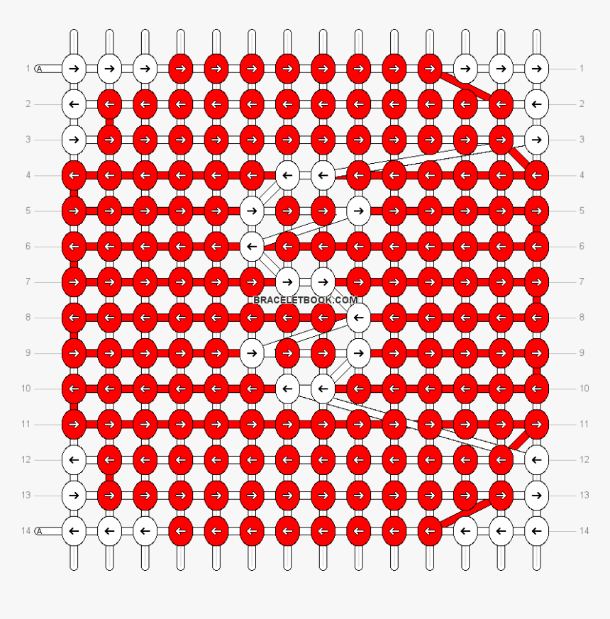 Alpha Pattern - Bts Friendship Bracelet Patterns, HD Png Download
