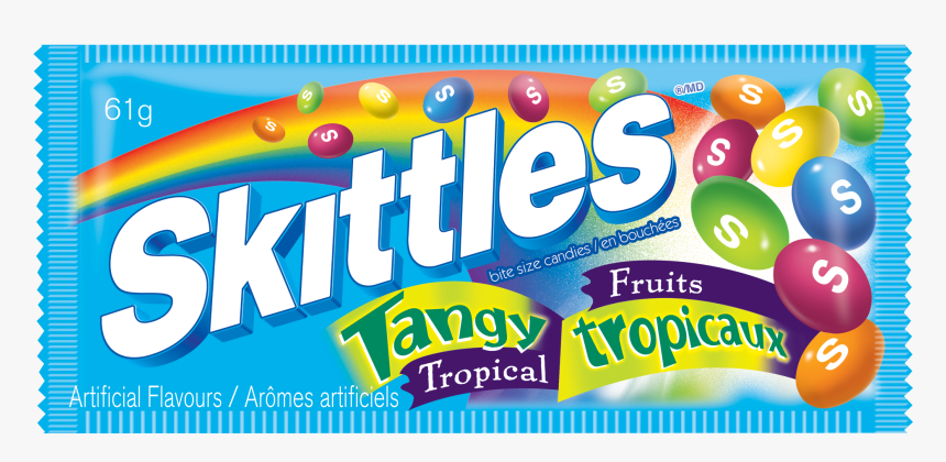 Skittles Tangy Tropical 36 X 4 Per Case, HD Png Download