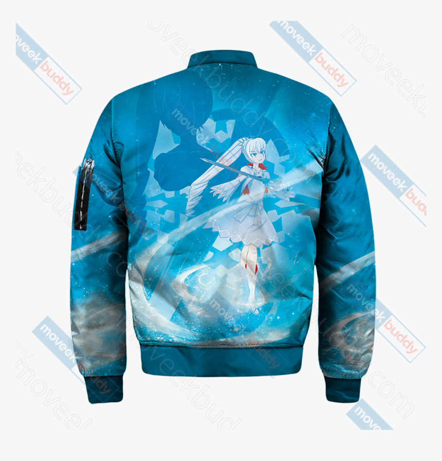 Rwby Weiss Schnee Bomber Jacket - Long-sleeved T-shirt, HD Png Download