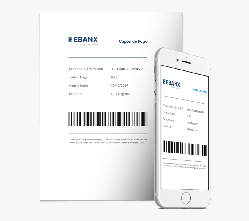 Tickets De Pago Ebanx, HD Png Download